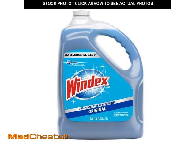 Lot 74-14356564 - Windex 128 oz. Commercial Original Glass Cleaner Refill (4-Pack) - UNUSED