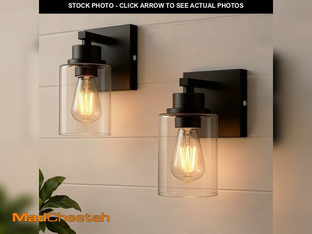 Lot 74-12706484 - ThyFenno Dimmable Battery Operated Wall Sconce Set of Two, Rechargeable Wall Lamp No Wired Required,...