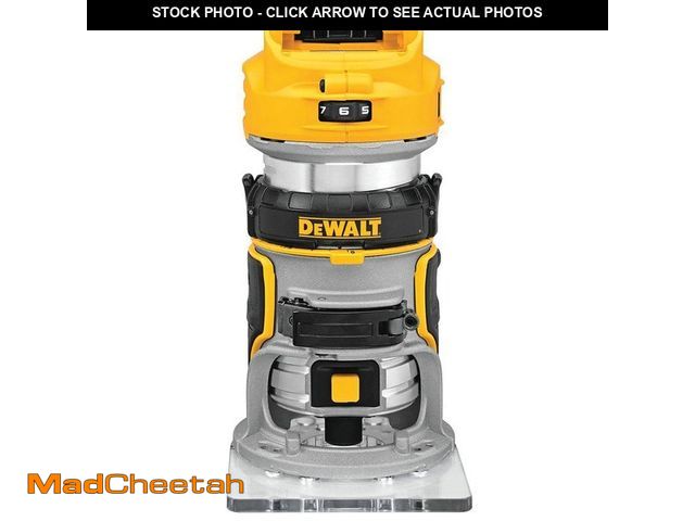 Lot 74-12804113 - *DIRTY* DEWALT 20V MAX XR Cordless Brushless Fixed Base Compact Router (Tool Only) *DIRTY*  - USED