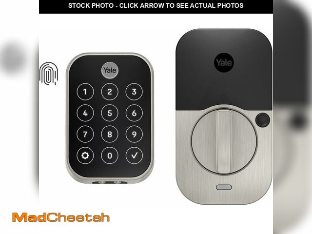 Lot 74-14591661 - Yale Assure Lock 2 Touch Deadbolt, Satin Nickel Keyless Entry Door Lock with Touch Digital Keypad an...