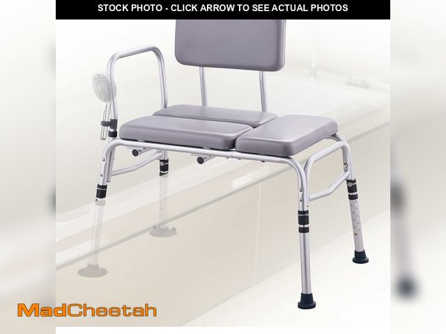 Lot 74-13501238 - VEVOR Tub Transfer Bench for Bathtub 500lbs, Shower Seats for Adults, Lightweight Shower Bench for E...