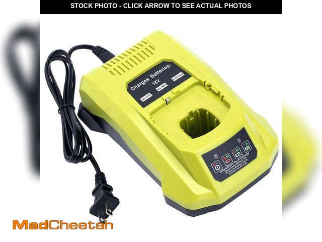 Lot 74-12708188 - 18-Volt P117 Rapid Charger Replace for Ryobi 12V-18V Battery One+ Lithium-Ion/NiCad/NiMh Battery P10...