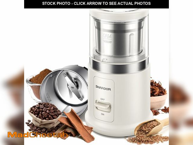 Lot 74-14480696 - SHARDOR One Touch Coffee Grinder Electric, Spice, Herb, For Coffee Bean Spices and Seeds with 1 Remo...