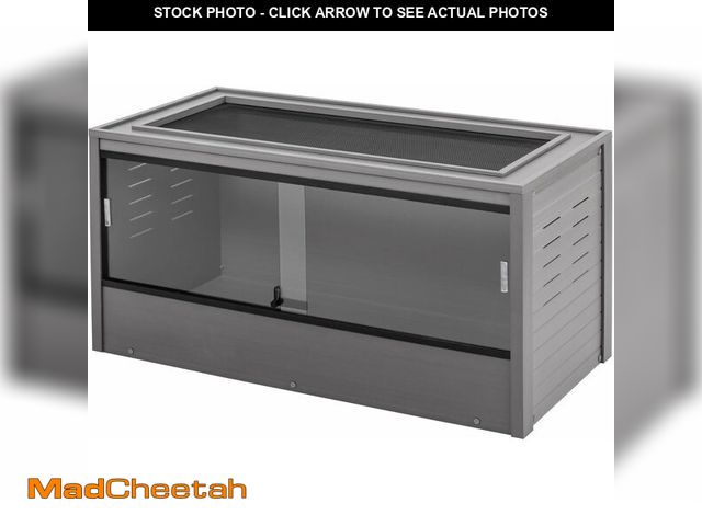 Lot 74-13582563 - New Age Pet ECOFLEX 48" Wide Large Reptile Habitat, Mojave Lounge for Snakes, Tortoises &amp; Lizard...