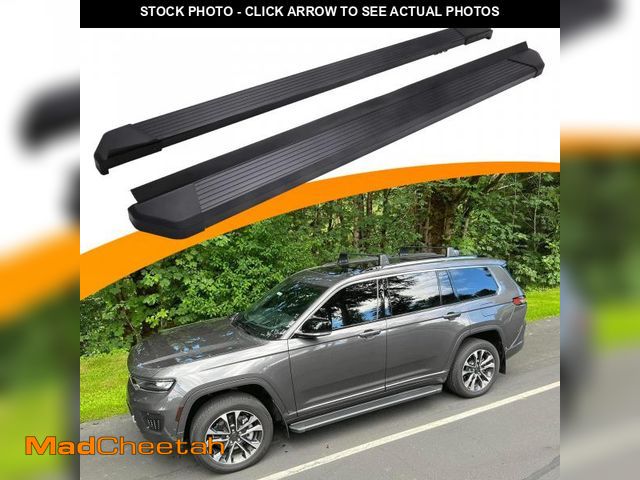 Lot 74-12200504 - Snailfly 4.13" Running Boards Fit for Jeep Grand Cherokee L 3-Row 2021 2022 2023 2024 2025 Aluminum ...