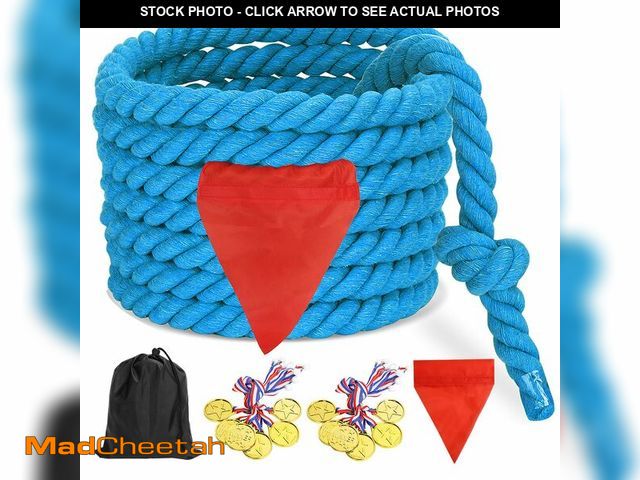 Lot 74-14266109 - CWLAKON Tug of War Rope for Kids and Adults, Field Day Family Reunion Birthday Party Games, Outdoor ...