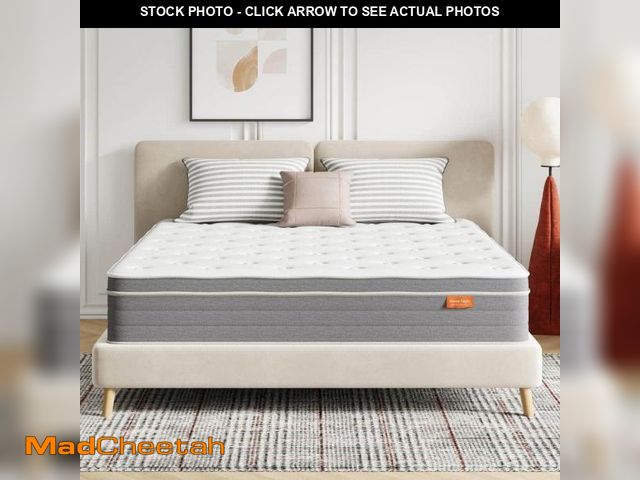 Lot 74-12402864 - Sweetnight Cooling Queen Size Medium Hybrid Pillow top Mattress, 12 in. Support and Breathable Cooli...