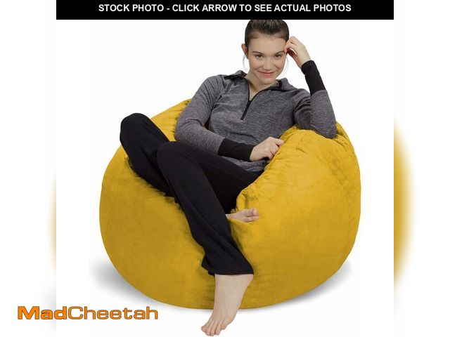 Lot 74-13042415 - Sofa Sack Bean Bag Chair - Plush, Ultra Soft - Memory Foam Bean Bag Chair with Microsuede Cover - St...