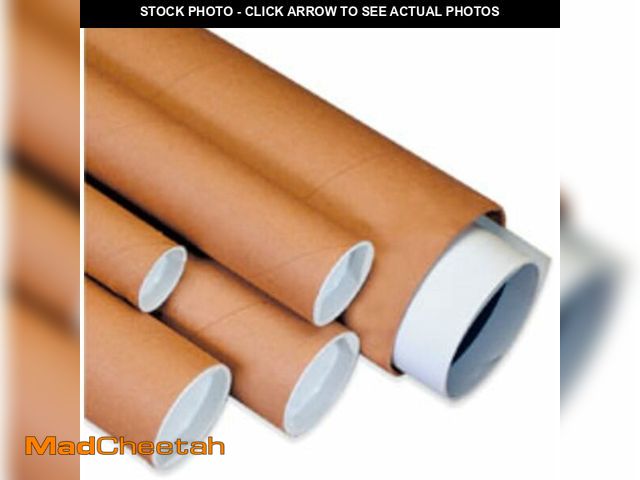 Lot 74-14348584 - Box USA Mailing Tubes, 3" W x 20" H, 24-Pack - Round Corrugated Tubes for Mailing and Storage of Blu...
