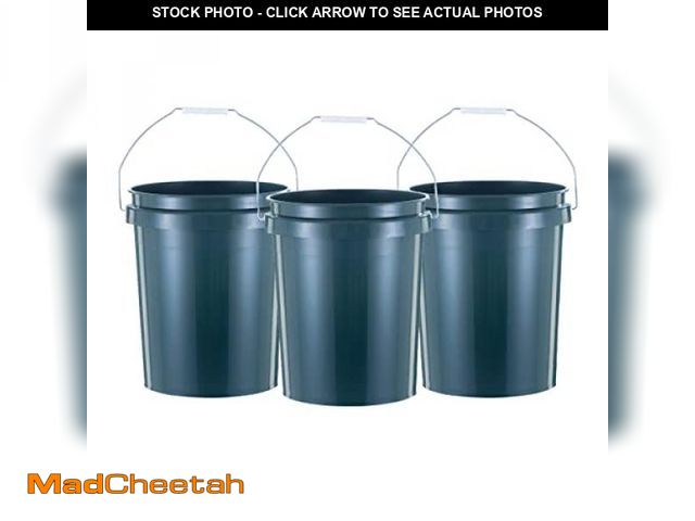 Lot 74-12137329 - United Solutions ECOSense 5 Gallon Bucket, Heavy Duty, Comfortable Handle, Perfect for on The Job, H...