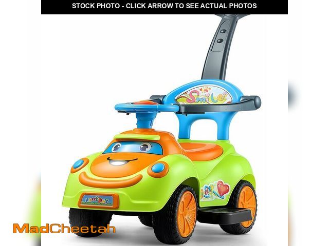 Lot 74-14582195 - VEVOR Ride On Push Car, Push Car for Toddler 19 to 36 Months, Around Buggy with Guardrails, Handle &...