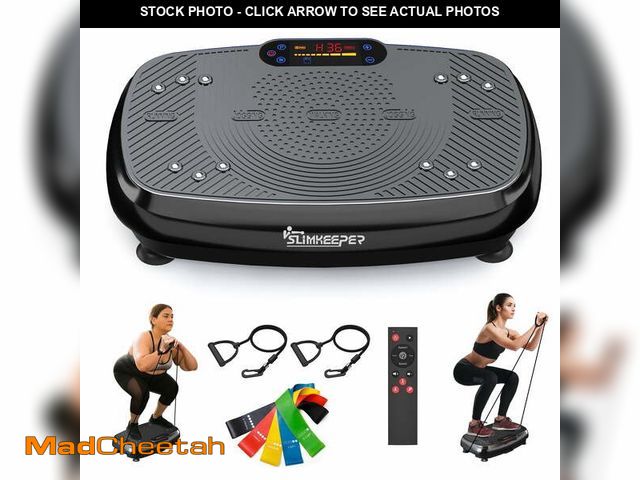 Lot 74-12779262 - SLIMKEEPER Vibration Plate Exercise Machine for Lymphatic Drainage, Weight Loss Whole Body Workout, ...