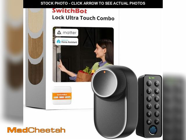 Lot 74-12331752 - Smart Lock Ultra with Keypad,Fingerprint Door Lock, App Remote Control, Built-in WiFi Keypad Deadbol...