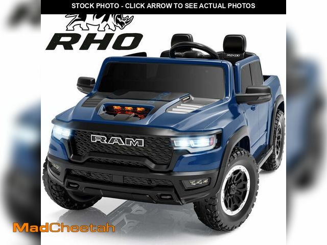 Lot 74-14218742 - iYofe Ram 1500 RHO 24V 2 Seater Truck Powered Ride on with Remote Control&amp;Bluetooth, Blue - UNUS...