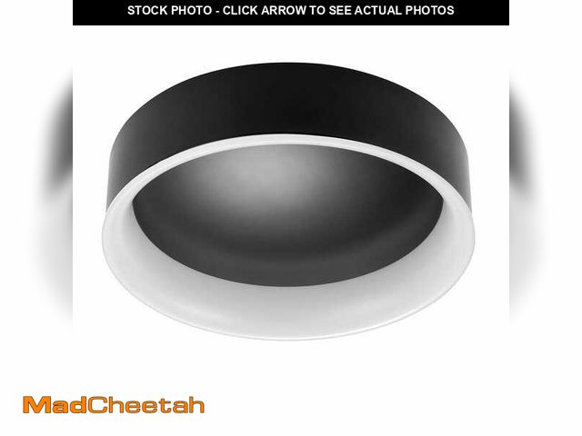 Lot 74-14356521 - Commercial Electric Flexinstall Cove 10 in. Black Integrated LED Recessed Ceiling Light with 5CCT Pl...