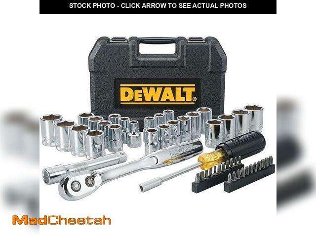Lot 74-14319283 - DEWALT 1/2 in. Drive Mechanics Tool Set (49-Piece) - UNUSED