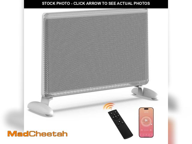 Lot 74-12592002 - Edendirect 1500 W 16.54 in Electric Ceramic Convection Space Heater in White with Tip-Over Protectio...