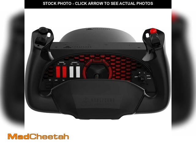 Lot 74-13011191 - Honeycomb Alpha Flight Controls Yoke &amp; Switch Panel ÃÂ¢Ã¢âÂ¬Ã¢â¬Â Flight Simulator Yoke w/ ...