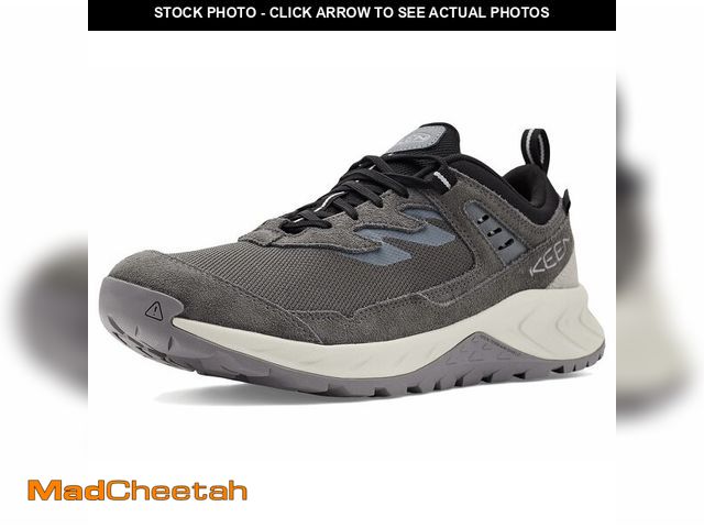 Lot 74-14061116 - KEEN Men's Hightrail Low Height Durable Lightweight Breathable Leather Waterproof Hiking Shoes, Magn...
