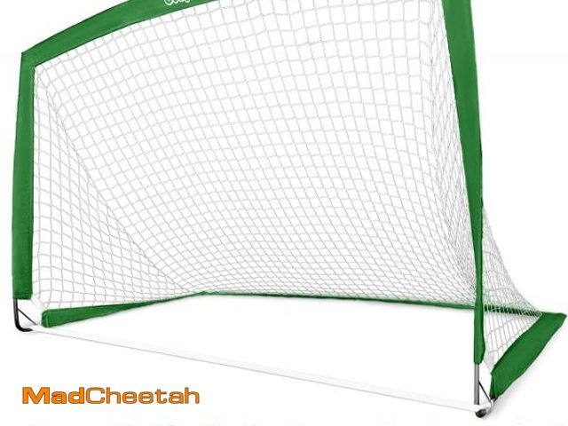 Lot 74-12136980 - GoSports Team Tone 6 ft x 4 ft Portable Soccer Goal for Kids - Pop Up Net for Backyard - Dark Green ...