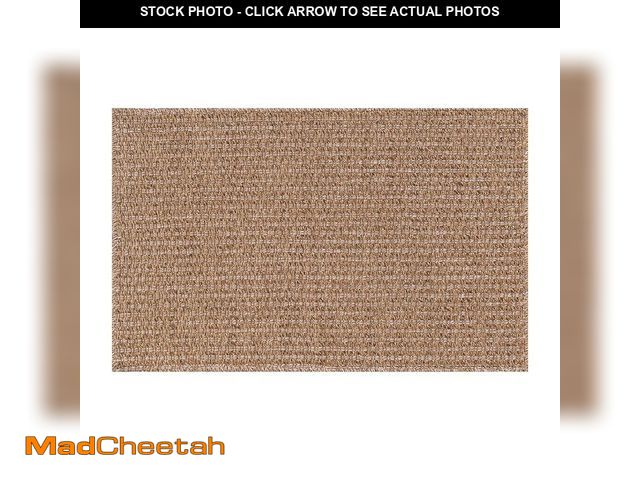 Lot 74-12552574 - Beverly Rug Natural 2 ft. x 3 ft. Wooly Easy Jute Washable Indoor Outdoor Area Rug - UNUSED