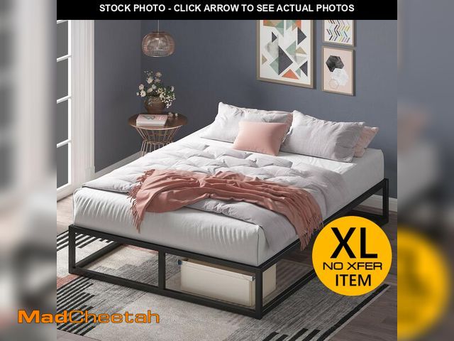 Lot 74-12568169 - ZINUS Joseph Metal Platforma Bed Frame, Mattress Foundation, Wood Slat Support, No Box Spring Needed...