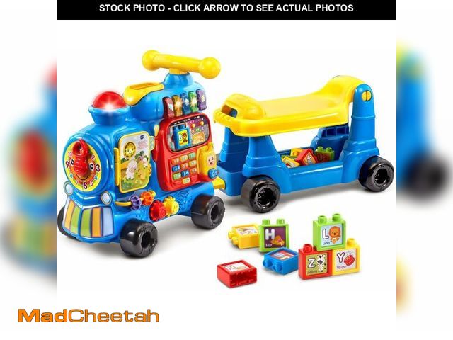 Lot 74-14366213 - VTech Sit-to-Stand Ultimate Alphabet Train, Blue - UNUSED
