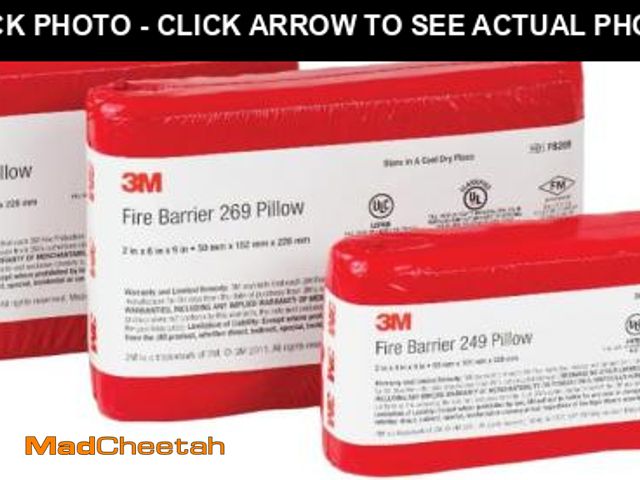 Lot 74-12096822 - 3M Fire Barrier Pillows FB249, Small, 24 - UNUSED
