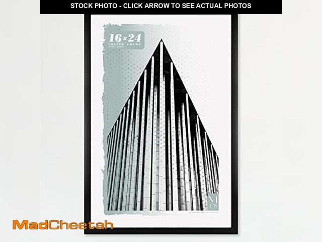 Lot 74-12367665 - MCS Foundation 16x24 Poster Frame Traditional Black, Vertical &amp; Horizontal Wall Hanging Large Pi...