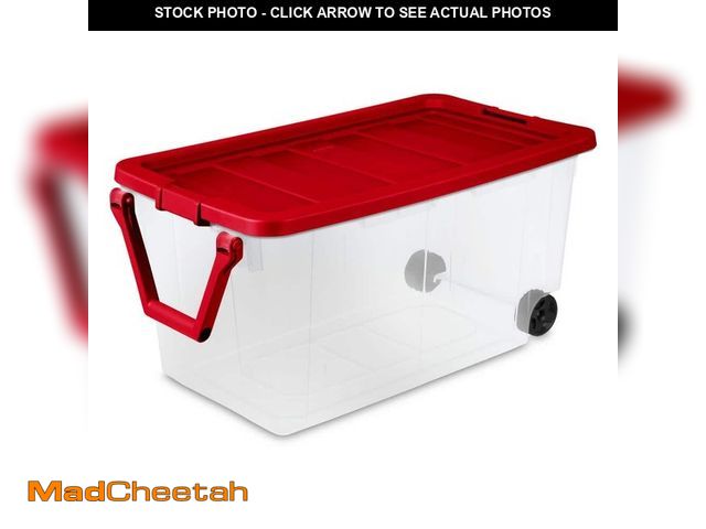 Lot 74-13767759 - Sterilite 160 Qt. Wheeled Storage Box - UNUSED