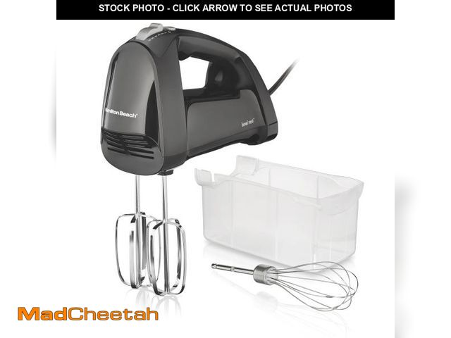 Lot 74-12528772 - Hamilton Beach 6-Speed Electric Hand Mixer with QuickBurst, Bowl Rest, Storage Case &amp; 3 Attachme...