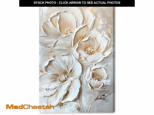 Lot 74-13123733 - Art Remedy Lush Floral Canvas New Floral Wall Art, Gallery Wrapped, 30" x 45" - UNUSED