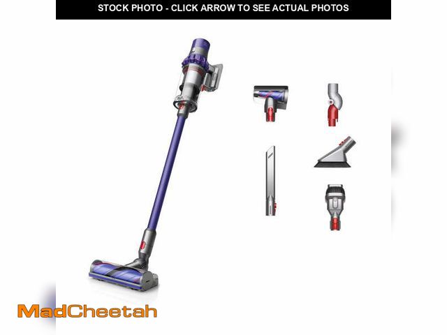 Lot 74-13780563 - Restored Premium Dyson V10 Animal+ Cordless Vacuum Cleaner | Purple - USED