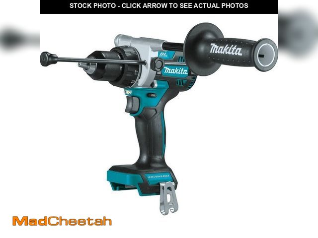 Lot 74-14468142 - *DIRTY* Makita 18V Lithium-Ion Brushless 1/2 In. Cordless Hammer Driver Drill (Tool Only) XPH14Z *DI...
