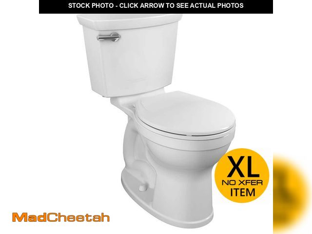 Lot 74-12774145 - American Standard Champion Two-Piece 1.28 GPF Single Flush Round Chair Height Toilet with Slow-Close...