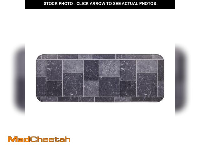 Lot 74-12901423 - Shelter 18 in. x 48 in. Type 2 UL1618 Gray Slate Tile Stove Board - UNUSED