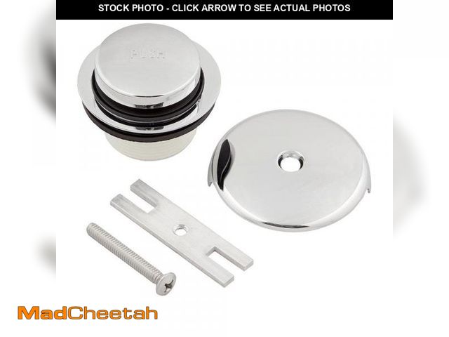Lot 74-12532991 - Everbilt Bath Toe-Touch Drain Remodel Kit in Chrome - UNUSED