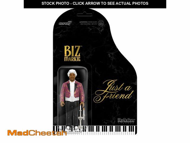 Lot 74-12706158 - Super7 Biz Markie (Just A Friend) - 3.75" Biz Markie Action Figure with Accessory Classic Hip-Hop Co...