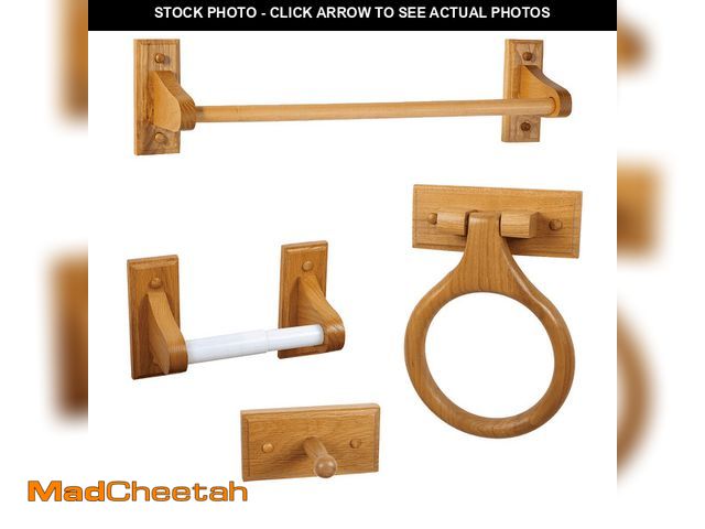 Lot 74-12862303 - (MISSING TOWEL BAR,TOILET PAPER HOLDER) Design House Dalton Wall Mount Bath Hardware Accessory Set, ...