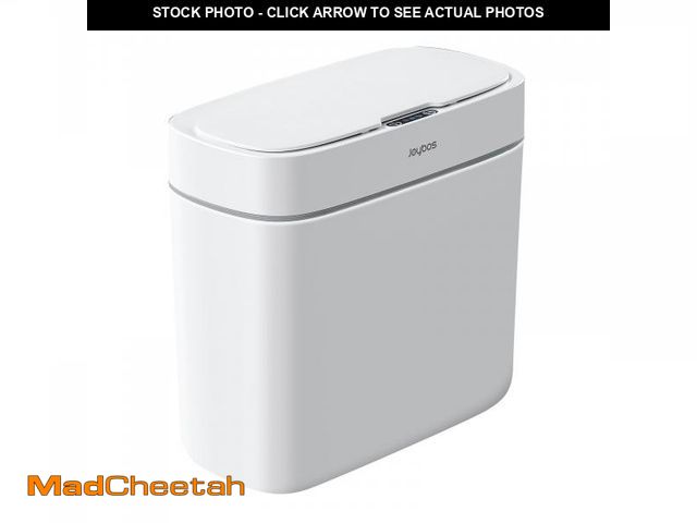 Lot 74-12308513 - JOYBOS Bathroom Trash Can,3 Gallon Waterproof Automatic Small Bathroom Garbage Can with Lid, Slim Mo...