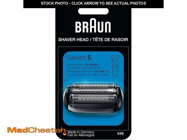 Lot 74-13958716 - Braun Series 5 Electric Shaver Replacement Head, Easily Attach Your Shaver Head for a Shave as effic...