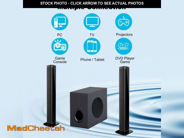 Lot 74-12487113 - 2 in 1 Separable Sound Bar for Smart TV with Subwoofer, Bluetooth 5.0 Surround Sound System for TV, ...