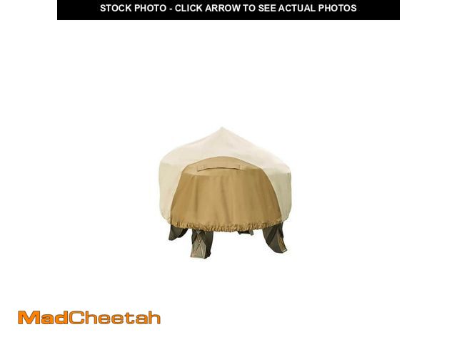 Lot 74-12921141 - Hampton Bay 30 in. Round Outdoor Patio Fire Pit Cover - UNUSED