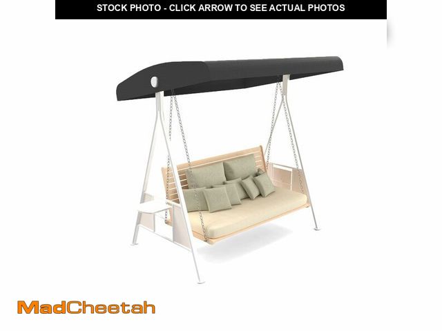 Lot 74-14212137 - Outdoor Swing Canopy Replacement Top Cover, Universal Patio Swing Covers 3 Seater, Waterproof Replac...