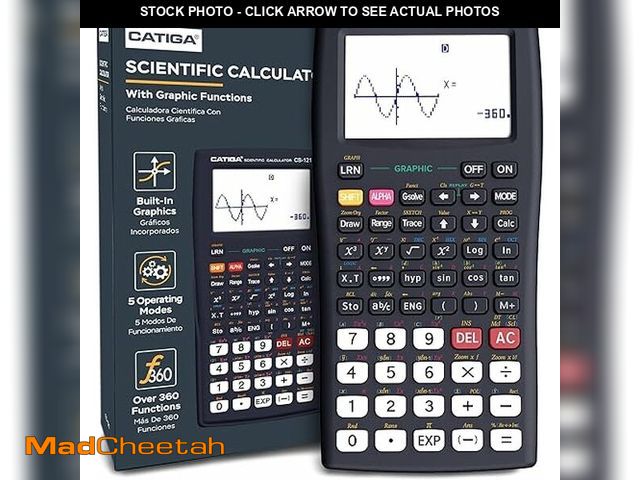 Lot 74-14082714 - CATIGA Scientific Calculator with Graphic Functions, Multiple Modes with Intuitive Interface, Perfec...