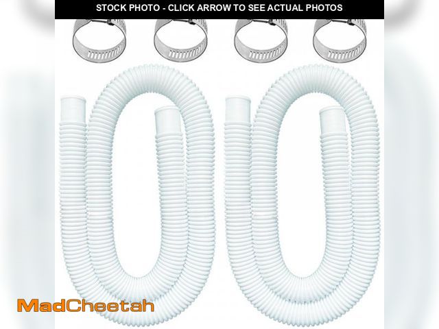 Lot 74-12109948 - 1.5 Inches Pool Hoses for Above Ground Pools, 2 Pack 1-1/2" Diameter Pool Pump Replacement Hose 59" ...