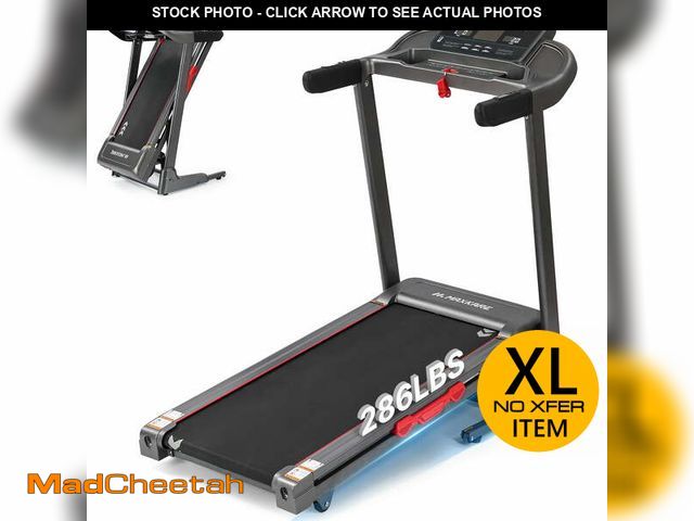 Lot 74-12680261 - MaxKare 15 Level Auto Incline Treadmill, 3.0HP Folding Treadmill for Home with Bluetooth/Zwift App, ...