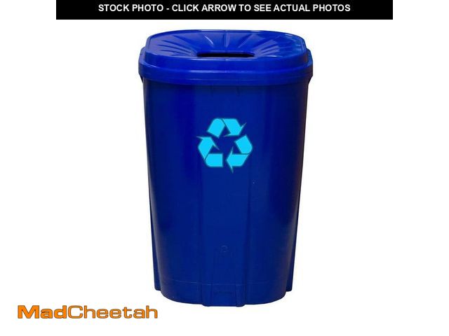 Lot 74-14289299 - Enviro World 55 gal. Blue Recycling Bin - UNUSED