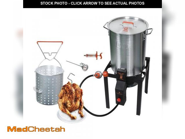 Lot 74-12517223 - LOCO 30 qt. Sure Spark Turkey Fryer - USED