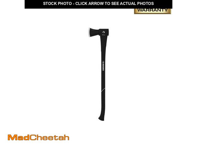 Lot 74-14468057 - *DIRTY/SCRATCHED/CHIPPED* Husky 4 lbs. Splitting Maul Guarded with 34 in. Fiberglass Handle HD-SPF4....